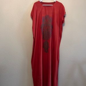 Moroccan Hamsa Caftan Maxi